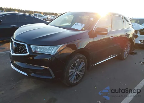 2017 Acura Mdx Technology Package из США, поврежденный, VIN 5FRYD3H54HB013922